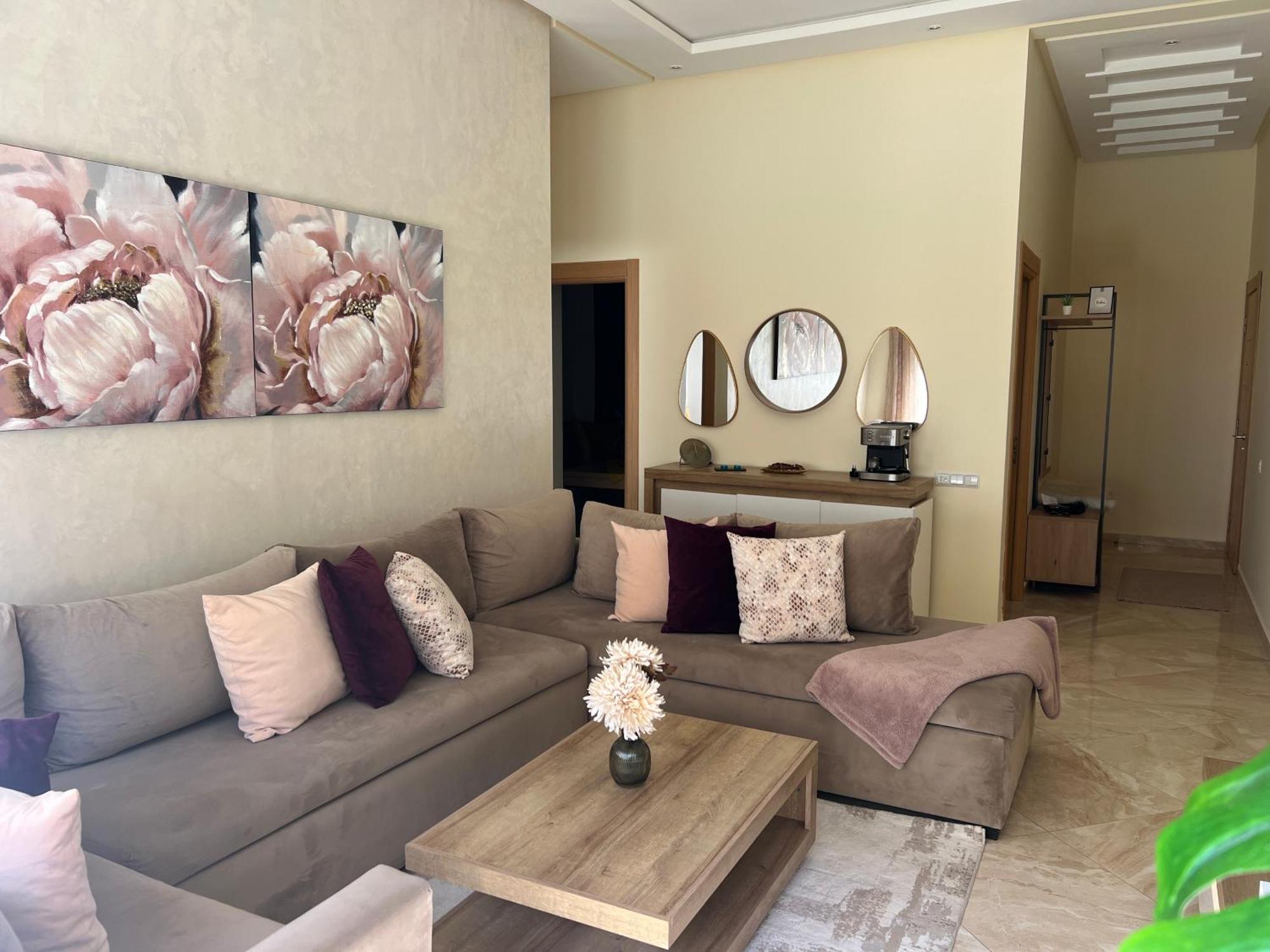 Apparemment De Luxe Vue Piscine Apartment Bouznika Luaran gambar