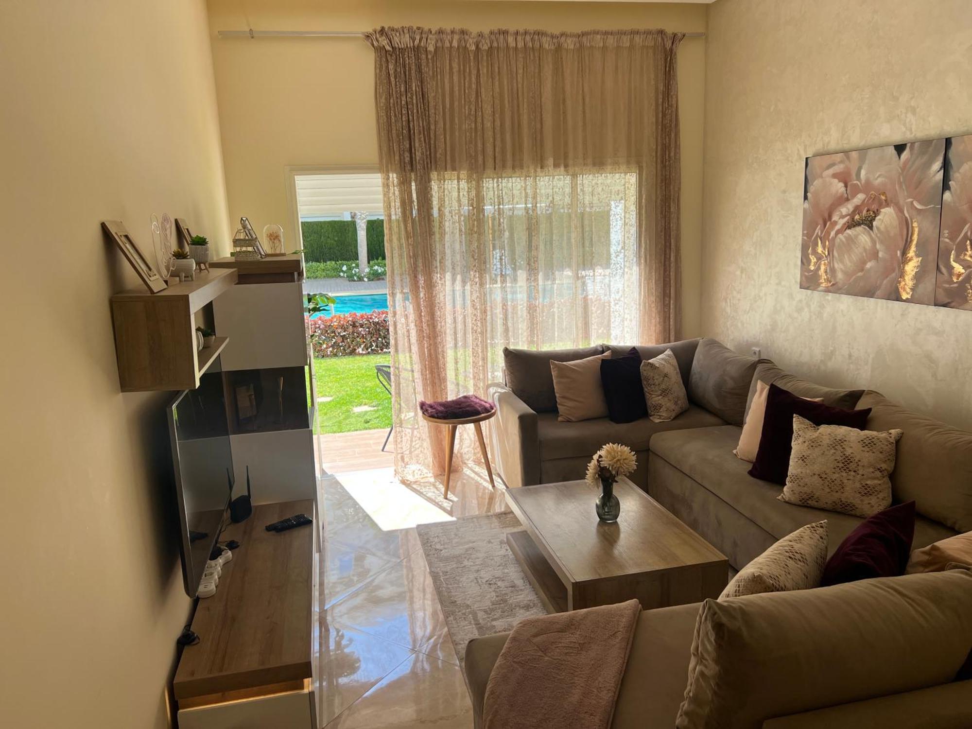 Apparemment De Luxe Vue Piscine Apartment Bouznika Luaran gambar